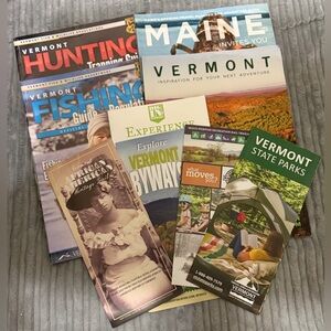 💜 Vermont Travel Ephemera Magazines & Brochure